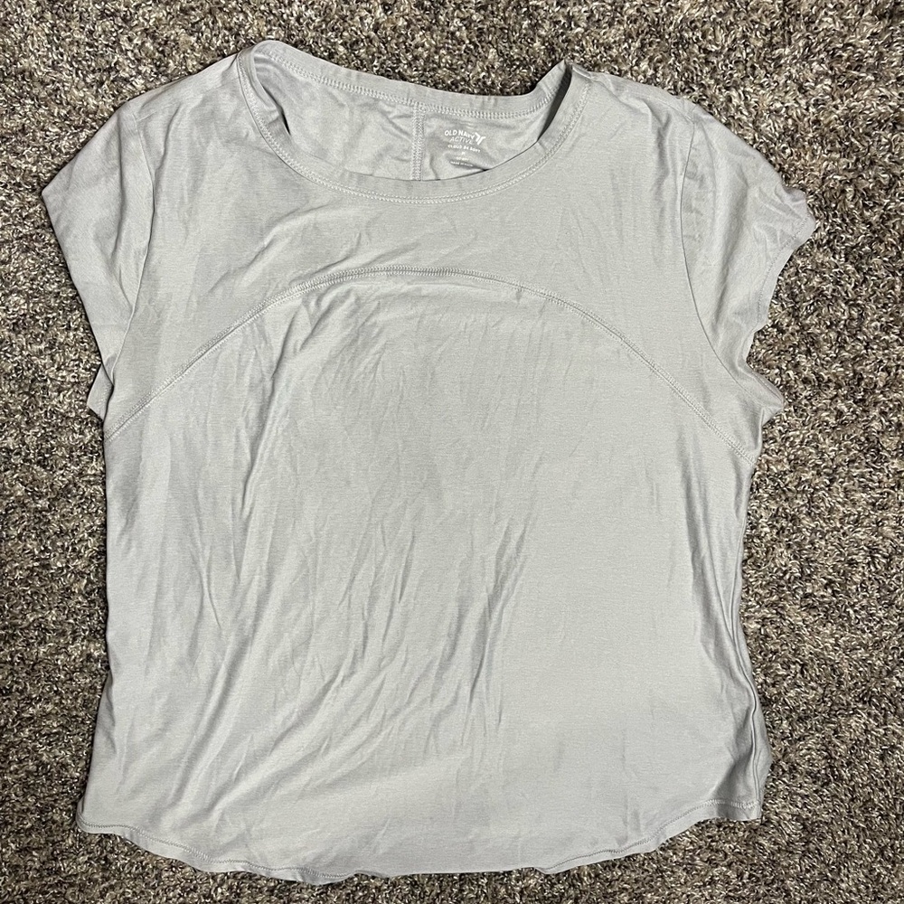 Women's Old Navy Active Tee Gray Size Medium - Picture 3 of 7